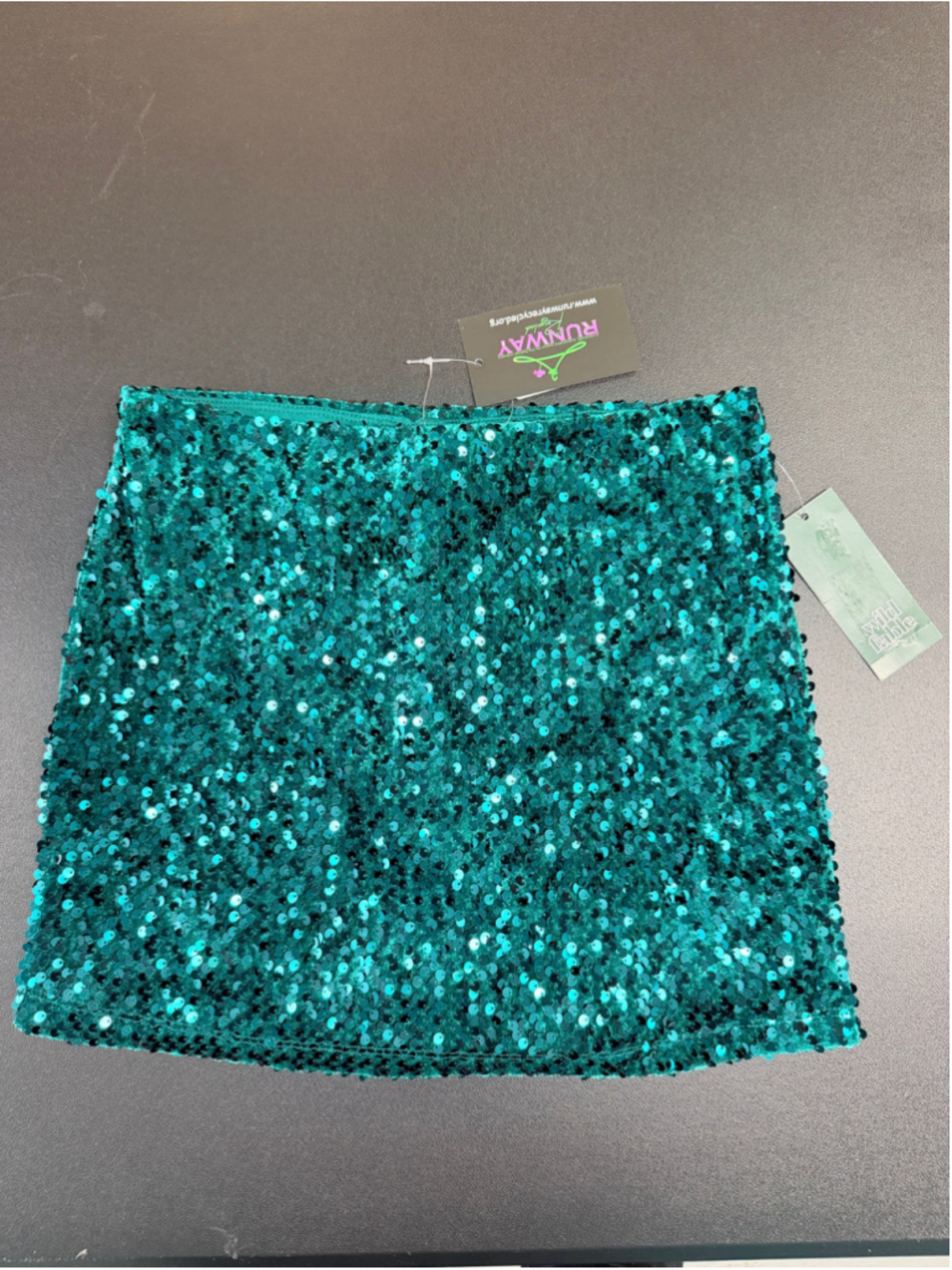 Wild Fable Green Sequin Mini Skirt XXS NWT Party Festival Holiday